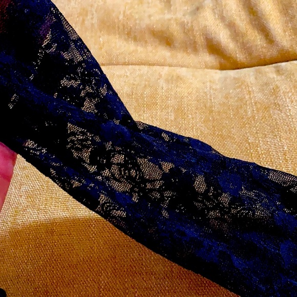 Black Free People Lace Leggings - Picture 4 of 4